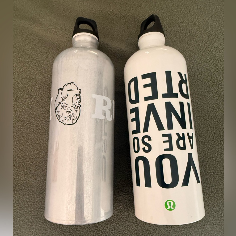 lululemon athletica Silver and White Water Bottles - Picture 7 of 9